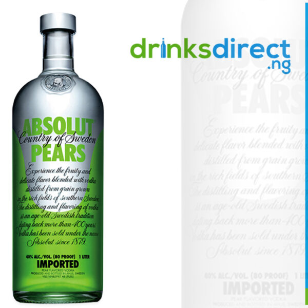 ABSOLUT PEAR 1LTR