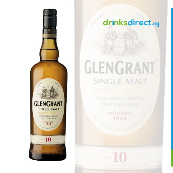 GLEN GRANT SINGLE MALT SCOTCH WHISKEY 10 YEAR OLD