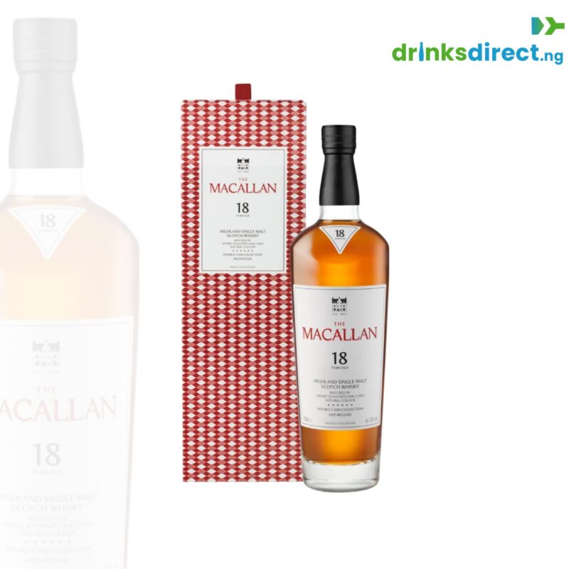 MACALLAN WHISKEY 18YRS DOUBLE CASK 75CL
