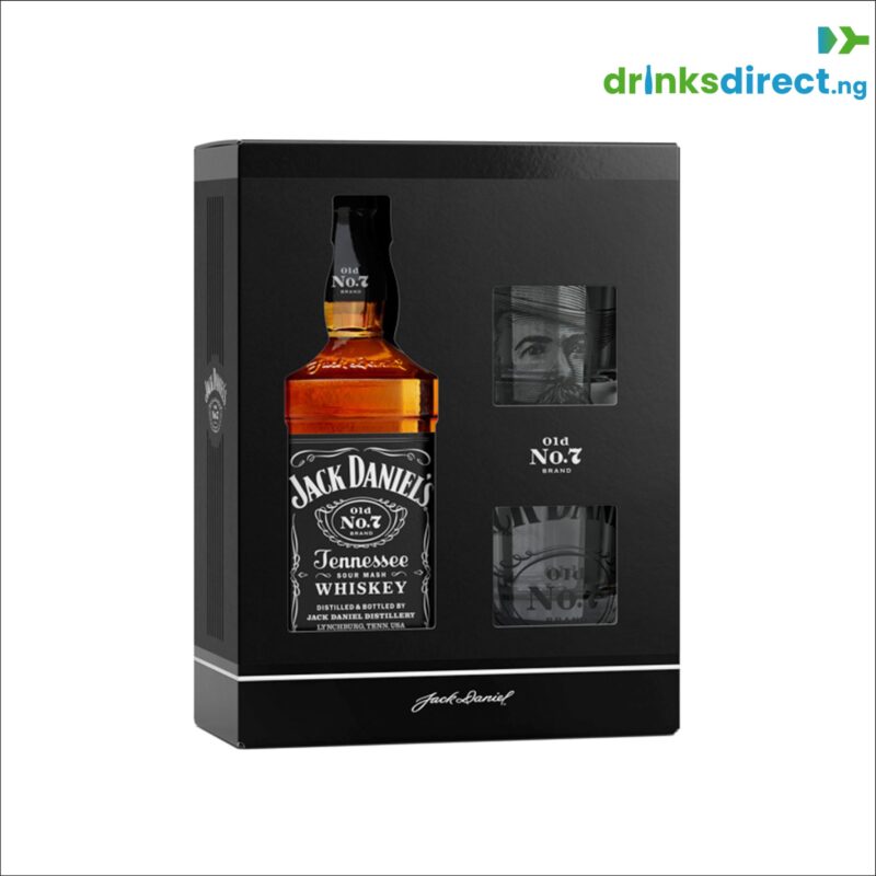 Jack Daniels No 7.+ Free 2 Whiskey Glass