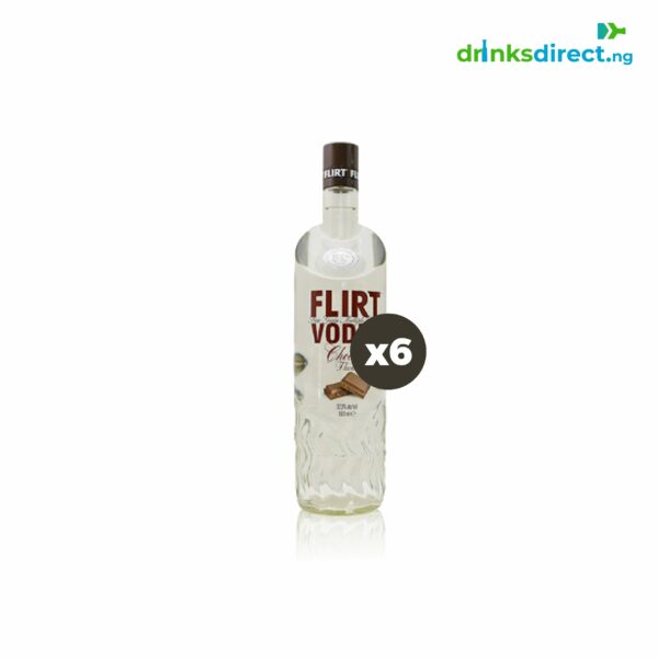 FLIRT VODKA CHOCOLATE 1LTR X6