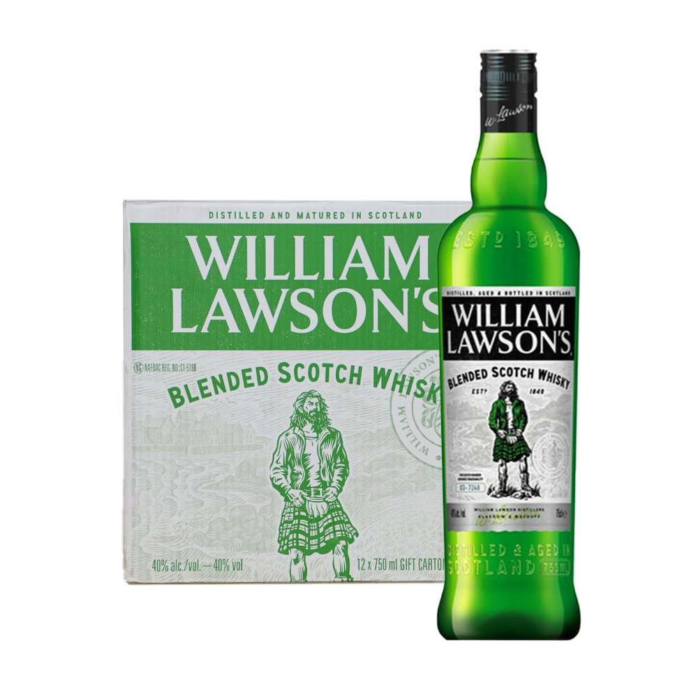 WILLIAM LAWSON'S 75CL X12 - DrinksDirect.ng