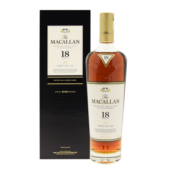 MACALLAN SHERRY OAK 18YRS 70CL
