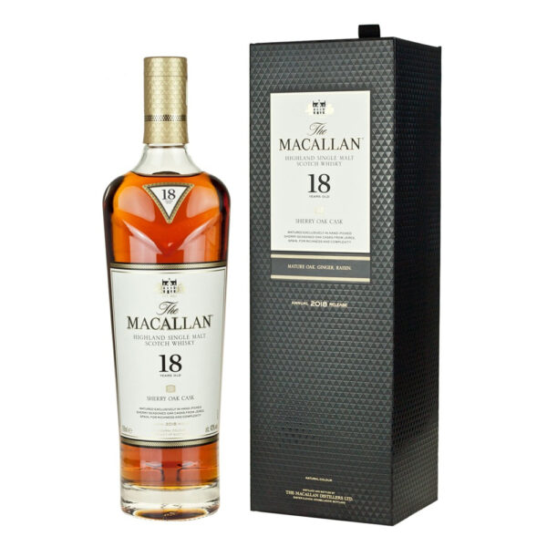 MACALLAN SHERRY OAK 18YRS 70CL X6