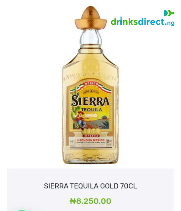 SIERRA TEQUILA GOLD 70CL