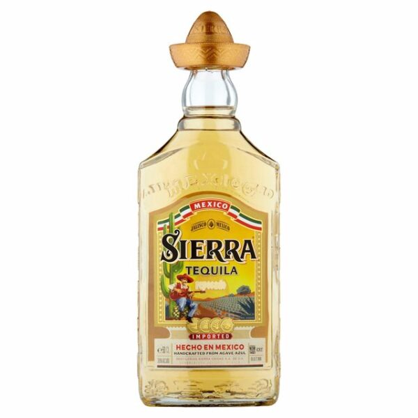 SIERRA TEQUILA GOLD 70CL X6