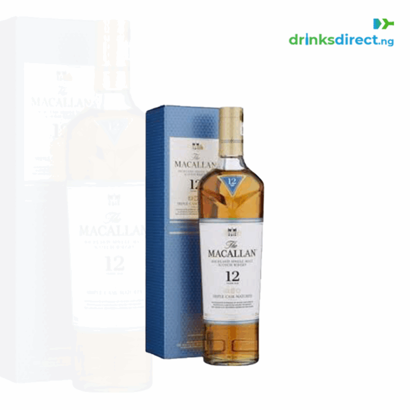 MACALLAN WHISKEY 12YRS OLD DOUBLE CASK MATURED