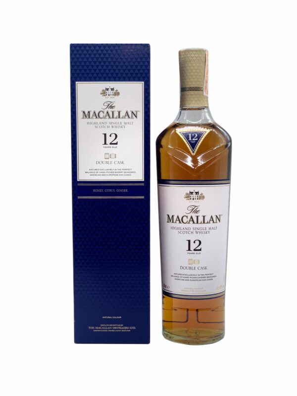 MACALLAN WHISKEY 12YRS OLD DOUBLE CASK MATURED 75CL