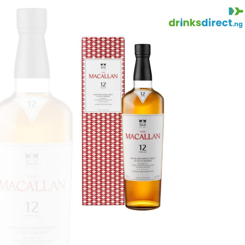 MACALLAN WHISKEY 12YRS OLD DOUBLE CASK MATURED
