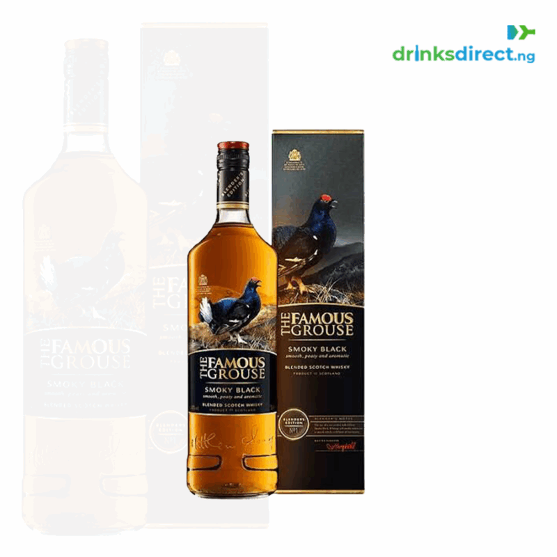FAMOUS GROUSE SMOKY BLACK WHISKEY 75CL