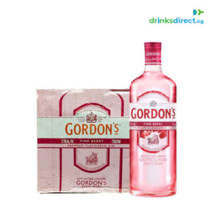 GORDONS PINK BERRY 75CL X6