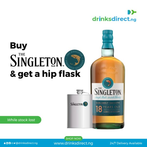 Singleton 18yrs + Hip Flask