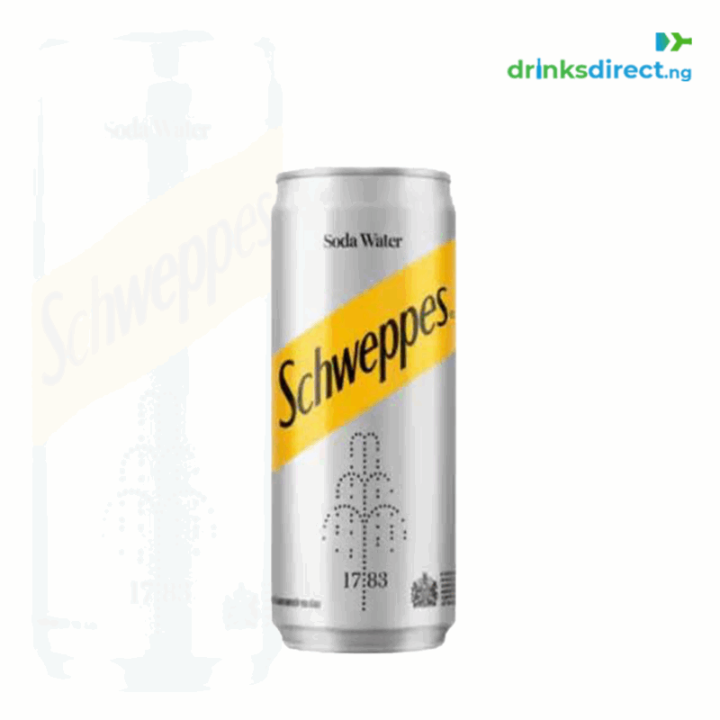 SCHWEPPES SODA WATER 33cl