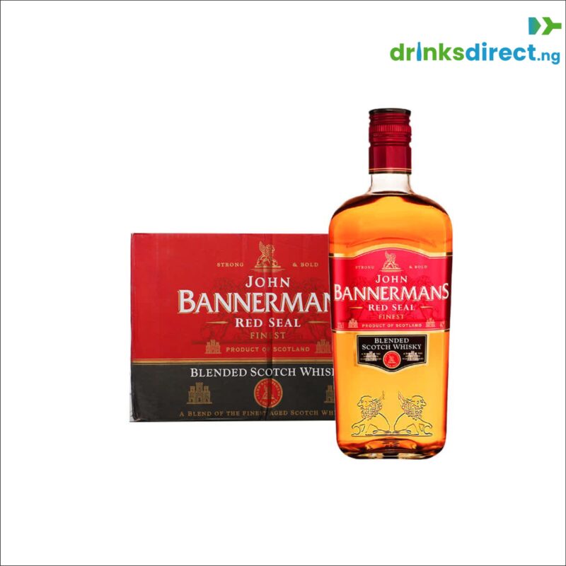 JOHN BANNERMANS RED SEAL BLENDED SCOTCH WHISKY