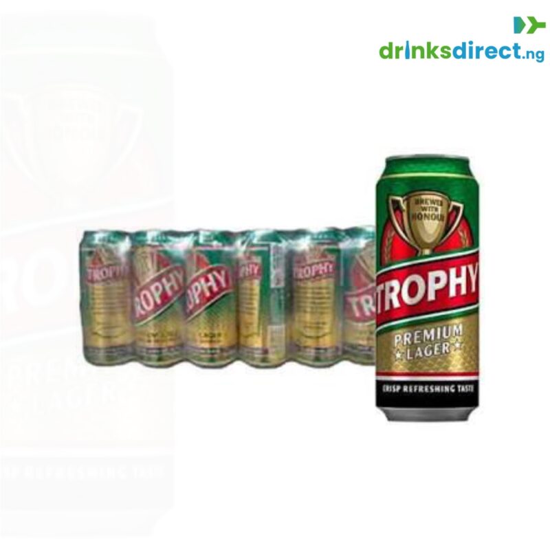 TROPHY LAGER BEER CAN 33CL
